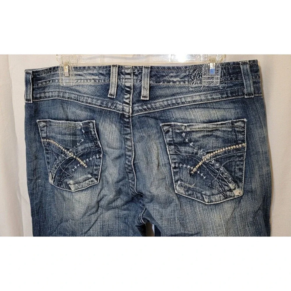 Lucky Brand Mid Rise Straight Leg Jeans - Women's Size 10/30, Medium Wash, Long - Picture 4 of 7